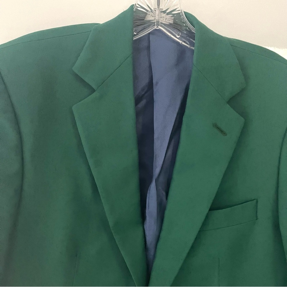 Maus & Hoffman Men's Green Cashmere Blazer - Picture 3 of 9